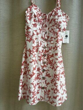 Milkmaid style soft button front dress size 7-9